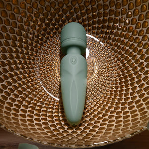 Evolved Rumble Wand olive green mini massager – image 4