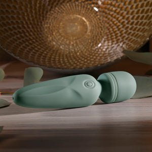 Evolved Rumble Wand olive green mini massager – image 5