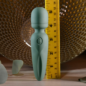 Evolved Rumble Wand olive green mini massager – image 8