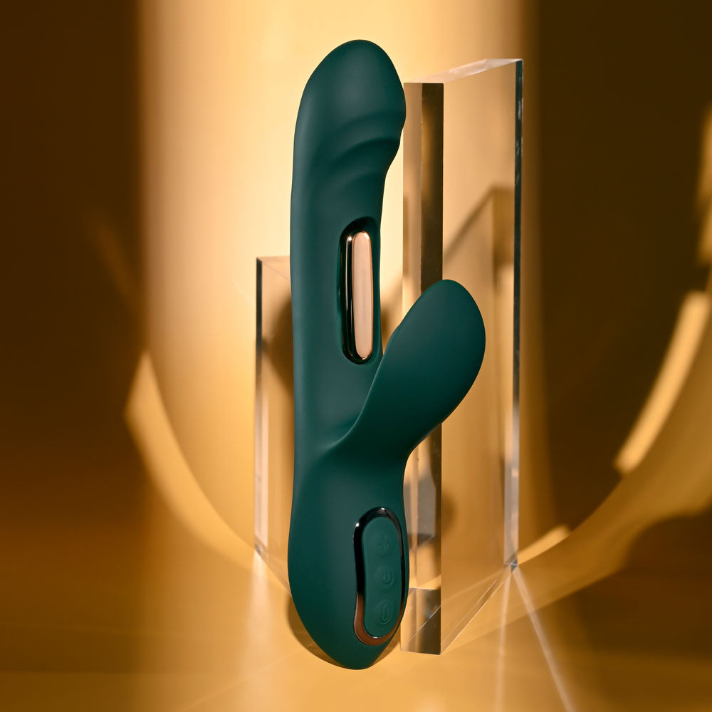 Evolved Vibrator – Rechargeable, Body-Safe Silicone – Green