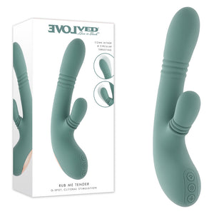 Evolved Rub Me Tender green thrusting rabbit