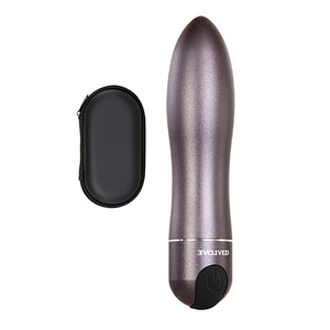 Evolved Travel-Gasm gunmetal bullet with case – image 2