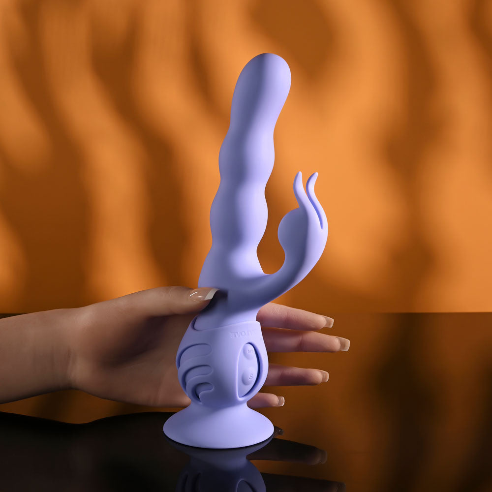 Evolved Vibrator – Rechargeable, Body-Safe Silicone – Purple