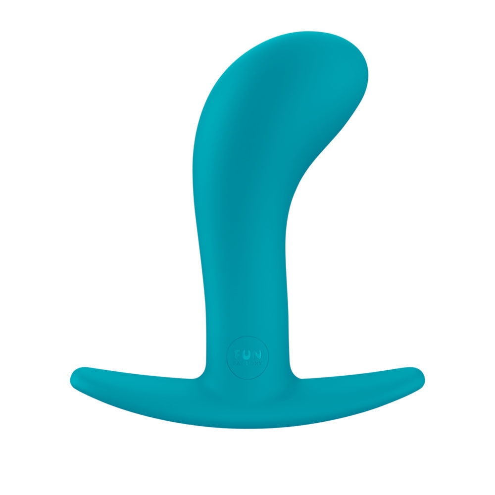 Fun Factory BOOTIE L Aquamarine - Body-Safe Large Anal Plug for All Genders (10.9 cm, Easy to Use)