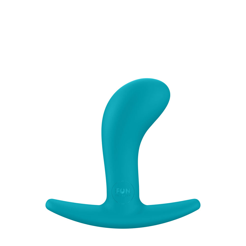 Fun Factory Body-Safe Silicone Anal Toy – Beginner-Friendly Small Butt Plug in Aquamarine
