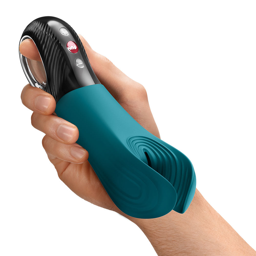 Fun Factory USB-C Rechargeable Vibrator – Body-Safe Silicone – Bottle Green – Premium Pleasure Device