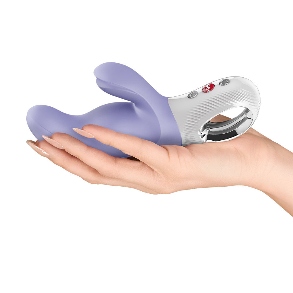 Fun Factory MISS BI Vibrator - USB-C Rechargeable, 17 cm, Body-Safe Silicone, Gender-Neutral Wellness Toy - Purple
