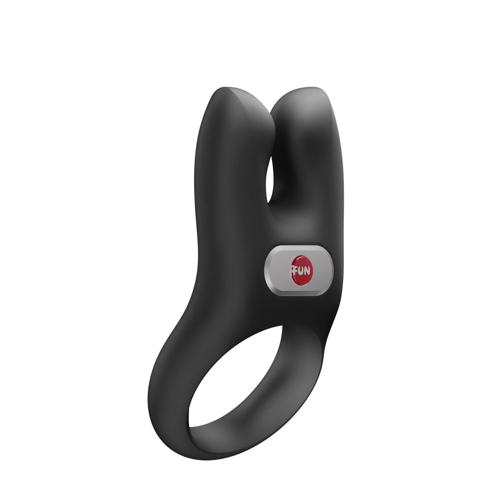 Fun Factory USB-C Rechargeable Cock Ring – Body-Safe Silicone – Black