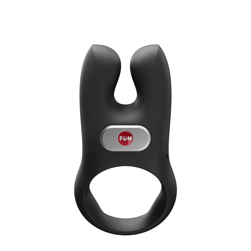 Fun Factory Vibrating Cock Ring – Rechargeable, Body-Safe Silicone – Black