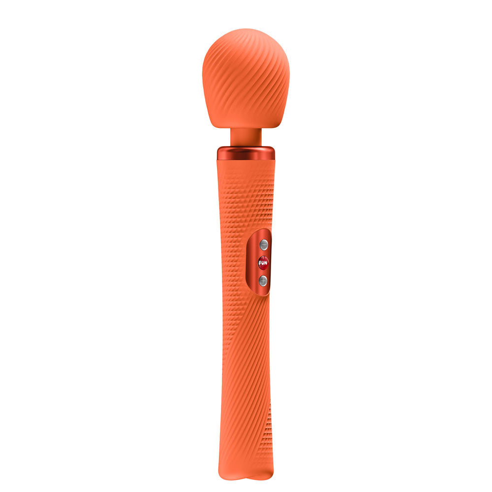 Fun Factory VIM Rechargeable Massage Wand – Vibrant Orange (USB-C, Deep Tissue Relief)