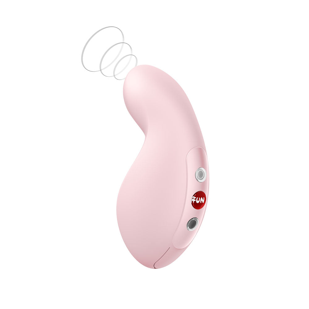 Fun Factory LUNA Soft Pink - Body-Safe USB-C Rechargeable Air Pulsation Clitoral Stimulator for Enhanced Wellness