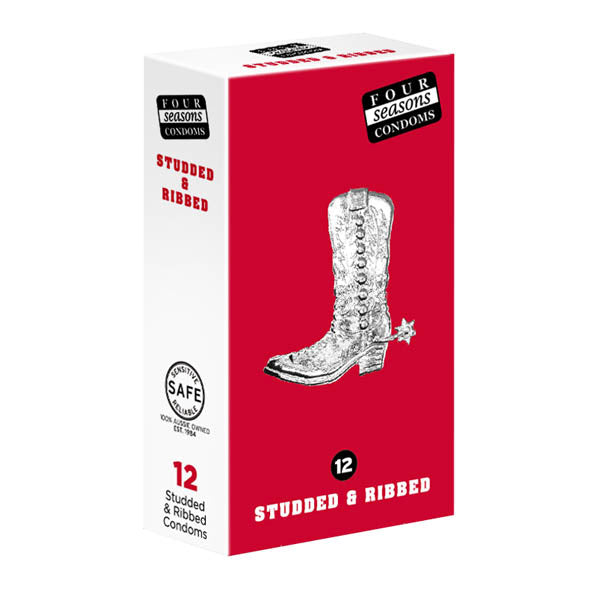 Four Seasons Studded & Ribbed Condoms