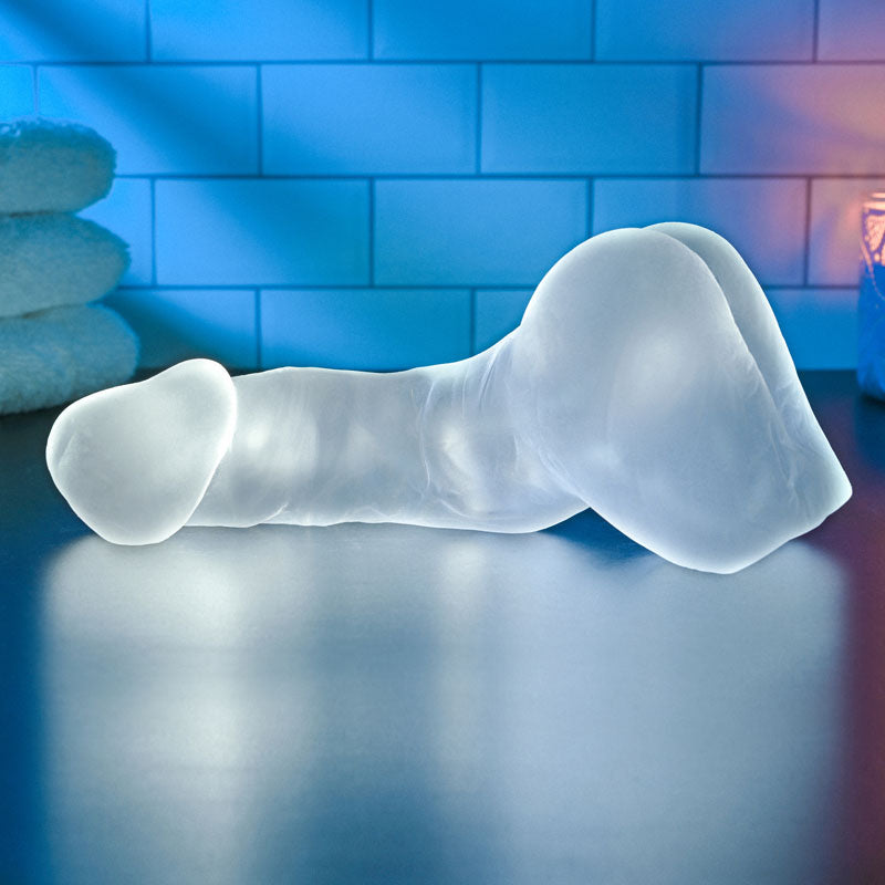 Gender X STROKE & POKE - Clear 20 cm Body-Safe Stroker Dong (USB Rechargeable, Wellness-Focused)