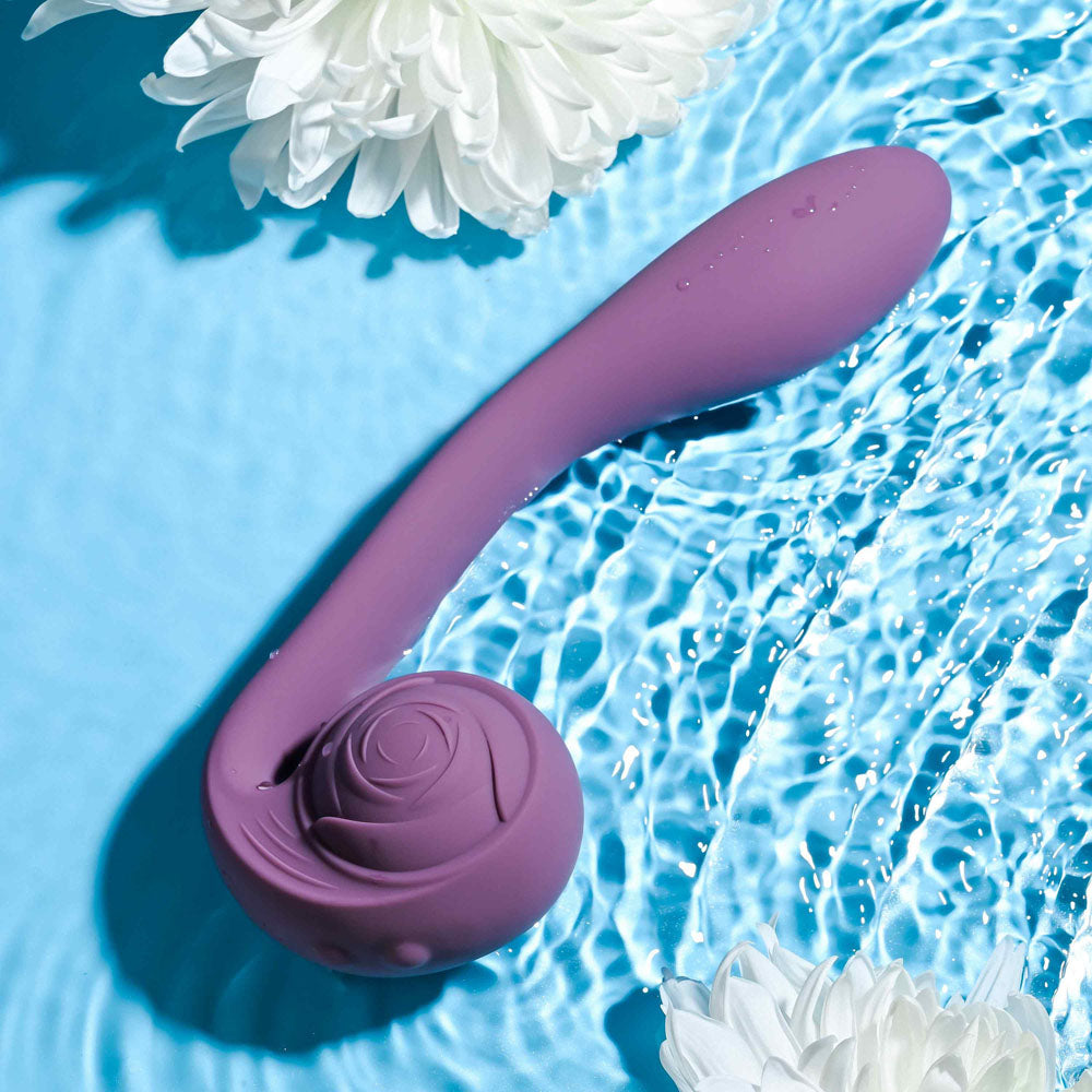 Gender X POSEABLE YOU - Purple USB Rechargeable Flexible Vibrator for Wellness