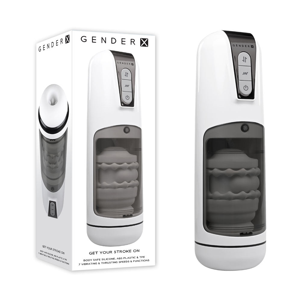 Gender X Get Your Stroke On Thrusting & Vibrating Stroker