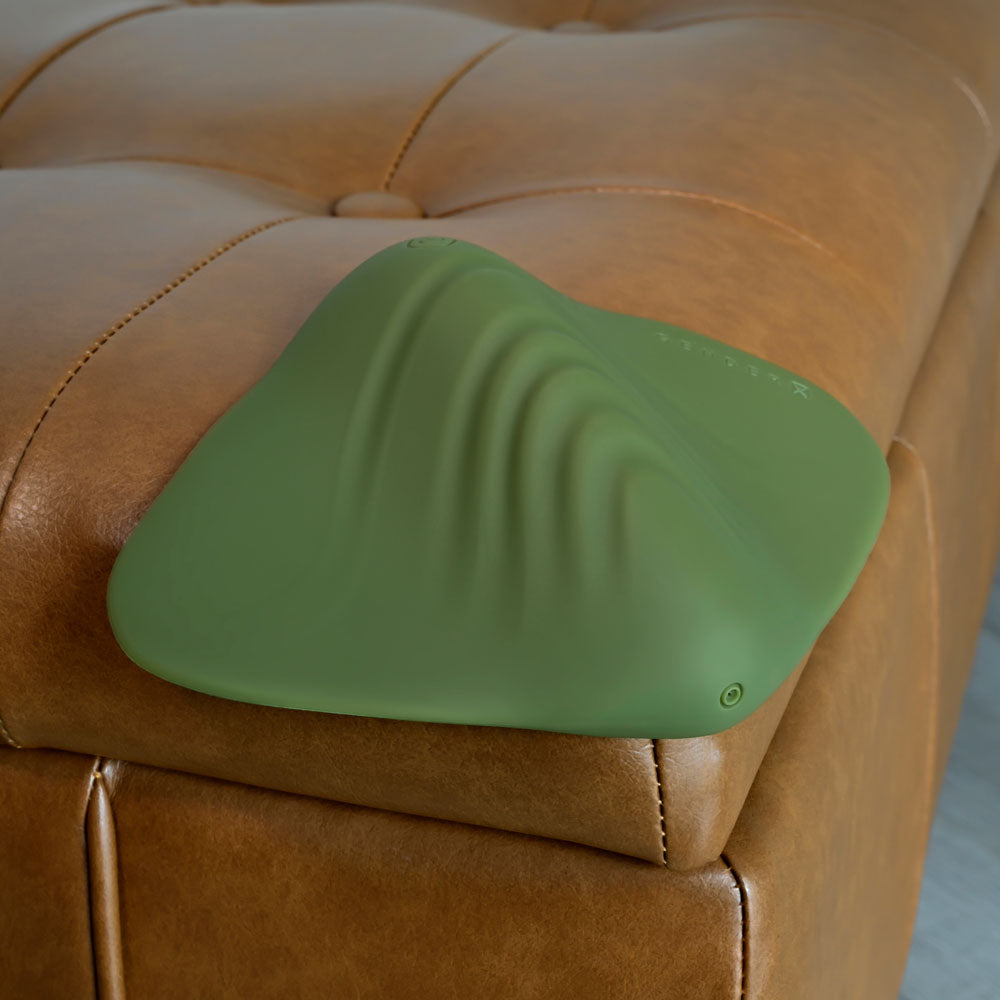Gender X PLEASURE PAD - Eco-Friendly USB Rechargeable Grinding Pad in Green