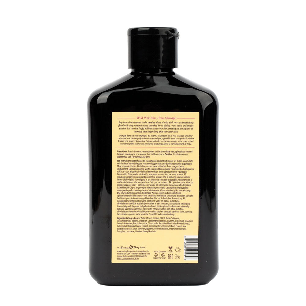 EB Hemp Seed Bubble Bath – Wild Pink Rose Scented, 250 ml - Luxurious Bubble Bath for Relaxation and Wellness