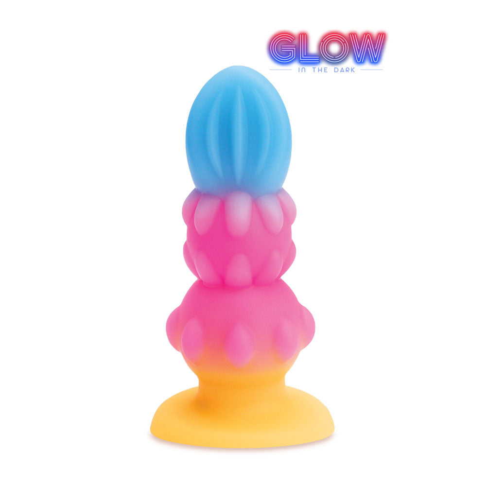 Alien Nation - Sprite - Glow-in-the-Dark Fantasy Anal Plug (14 cm, Body-Safe Silicone, Gender-Neutral)