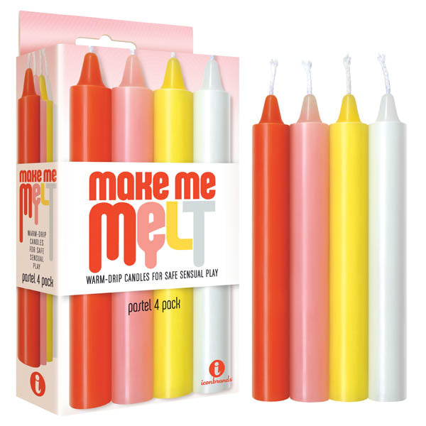 The 9's Make Me Melt Drip Candles 4-Pack