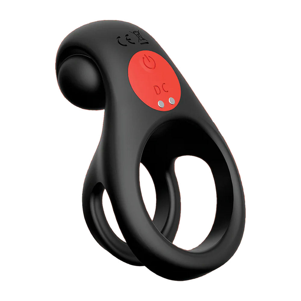 Intimelly Cock Ring – USB Rechargeable, Body-Safe Silicone – Black