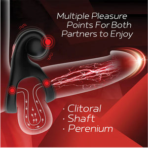 Red Dot Rings V2 black vibrating cock ring with remote – image 4