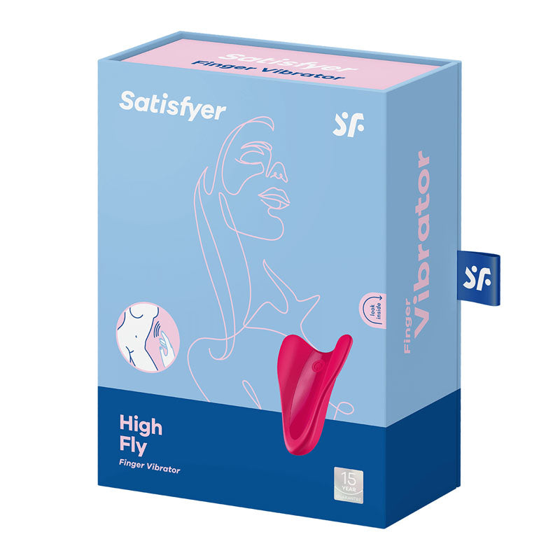 Satisfyer Stimulator – USB Rechargeable, Body-Safe Silicone – Red