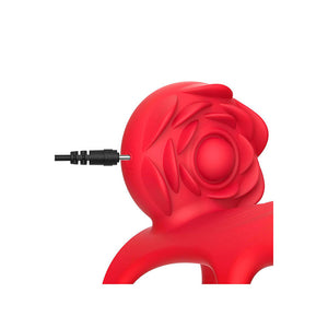 Adam & Eve red vibrating rose couples cage – image 3