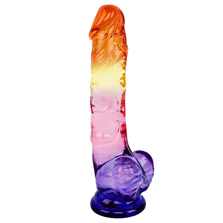 Adam & Eve Dongs – Body-Safe Silicone – Multi-Coloured – 24 cm