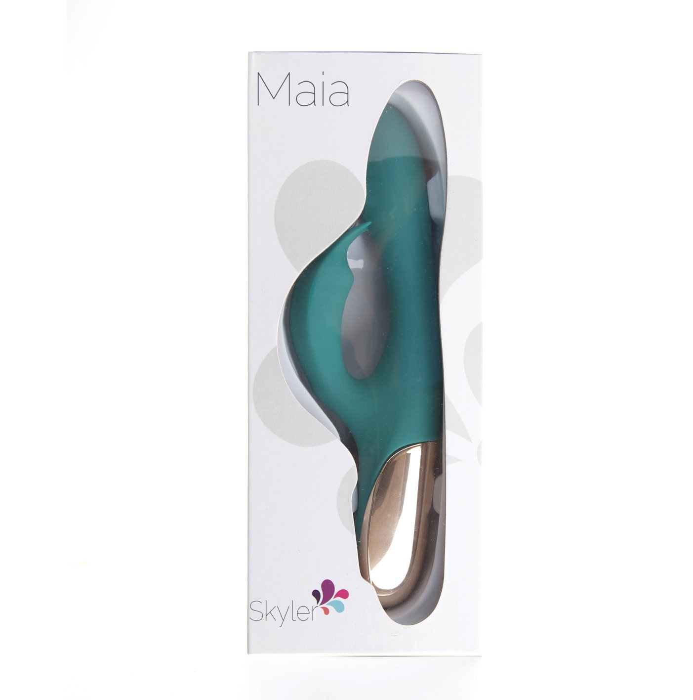 Maia Skyler - Eco-Friendly Green USB Rechargeable Bendable Rabbit Vibrator (21.6 cm)