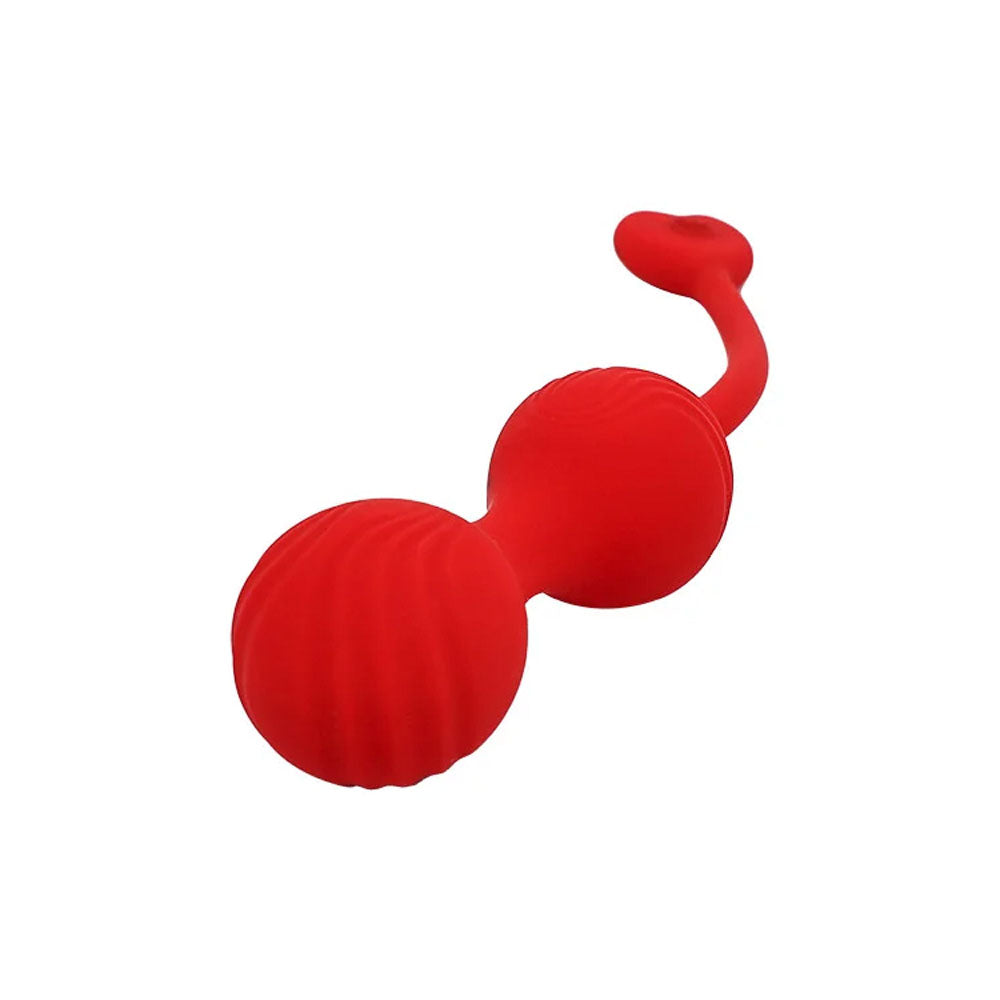 Adam & Eve Sweetheart Kegel Trainer - Rechargeable Vibrating Kegel Balls with Remote Control