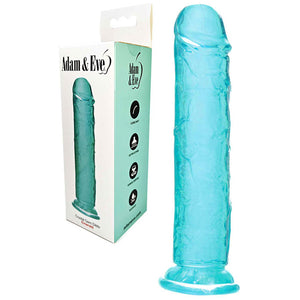Adam & Eve Crystal Gem emerald green suction cup dildo