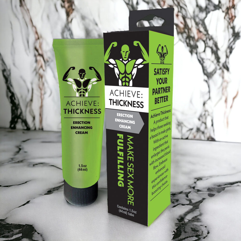 Erection Enhancing Cream for Men - Achieve Thickness - 44 ml - Body-Safe Formula for Optimal Wellness