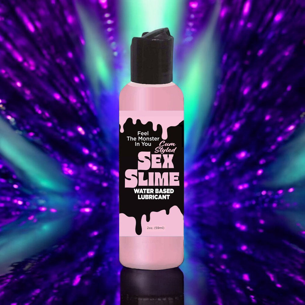 Sex Slime Creature Lube - Pink Water-Based Lubricant - 120 ml Body-Safe Formula for Enhanced Pleasure