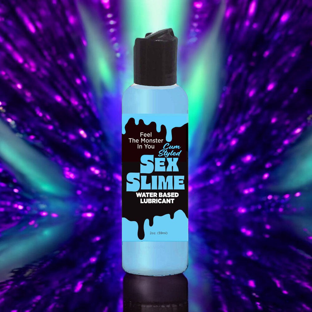 Sex Slime Creature Water-Based Lubricant - 60 ml Bottle - Body-Safe, Blue Formula for Enhanced Pleasure