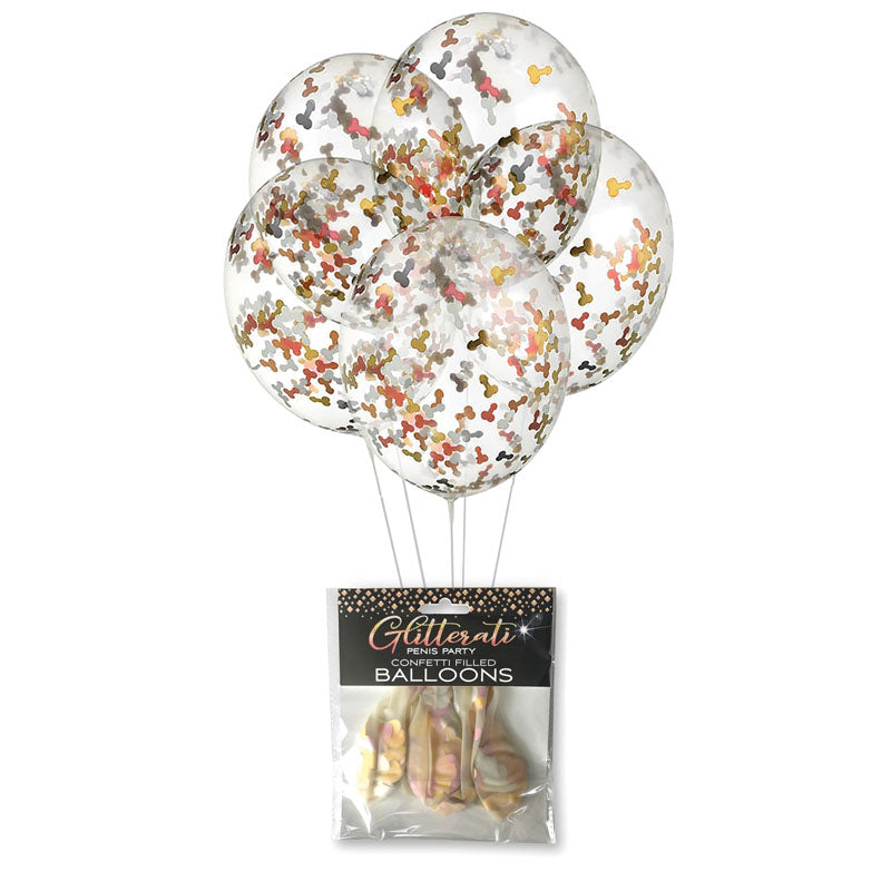 Little Genie Glitterati Confetti Balloons