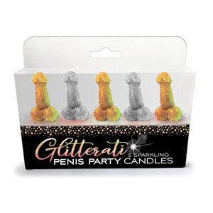 Little Genie Glitterati Penis Party Candles