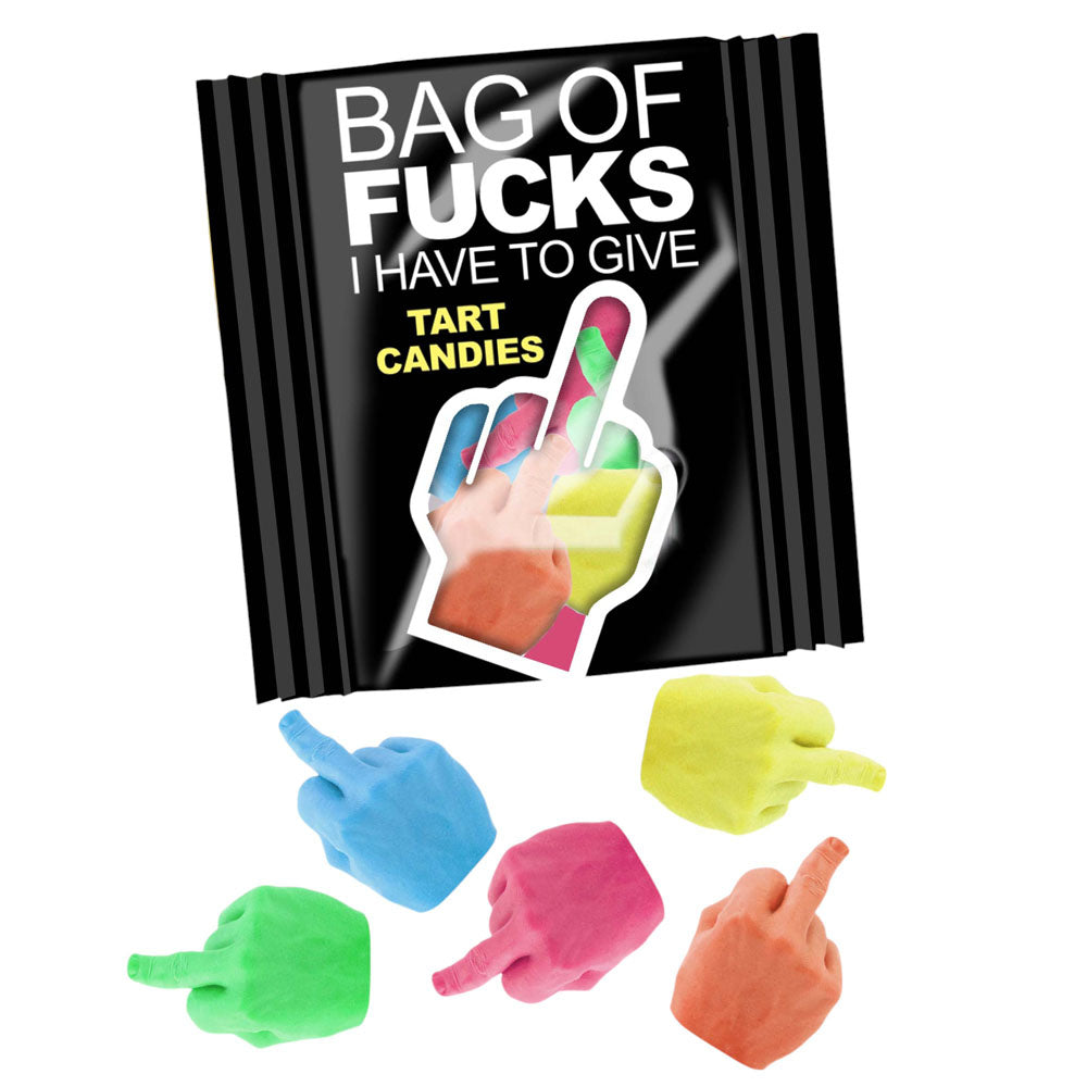 Bag Of Fucks Novelty Treats – Fruit Flavoured Lollies – 25 Mini Packs