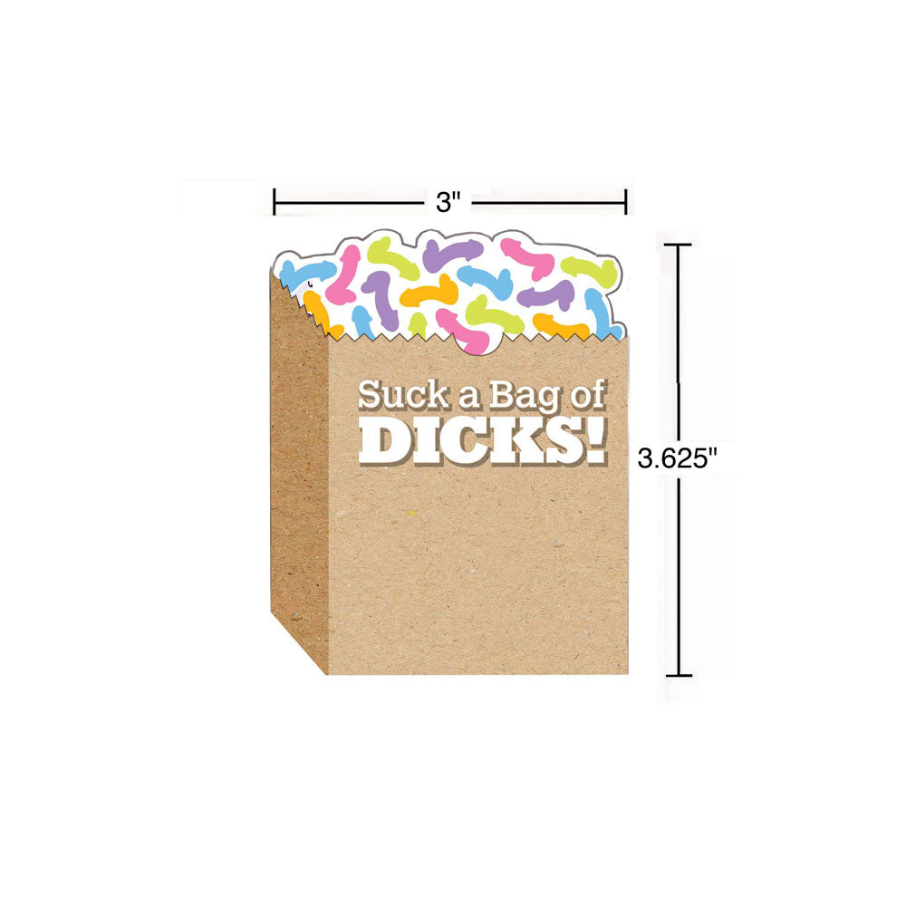Suck A Bag Of Dicks! Novelty Sticky Notes – 100 Pack (Humorous Office Supplies)