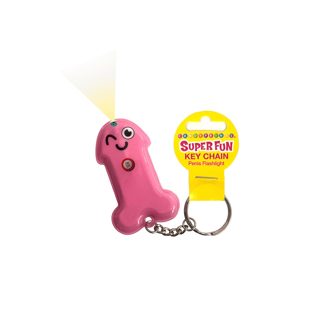 Super Fun penis flashlight novelty keychain