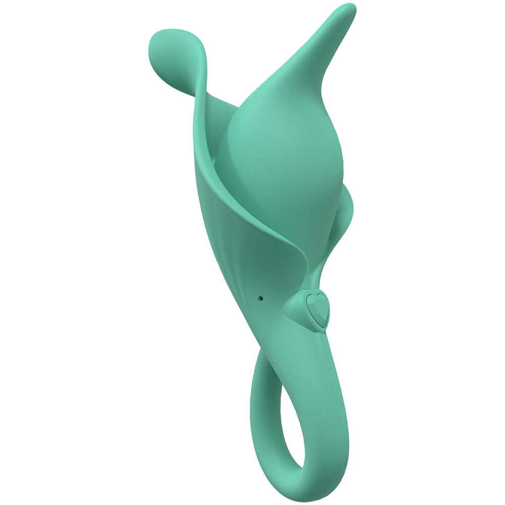 LOVELINE Lily - Green USB Rechargeable Body-Safe Stimulator for Wellness and Pleasure