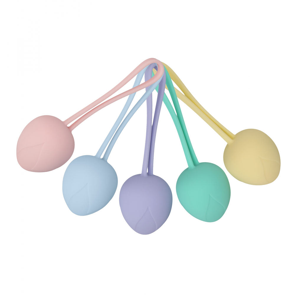 LOVELINE PelviFit Kegel Exercise Kit - 5 Size Options for Enhanced Pelvic Health (Berry Color)