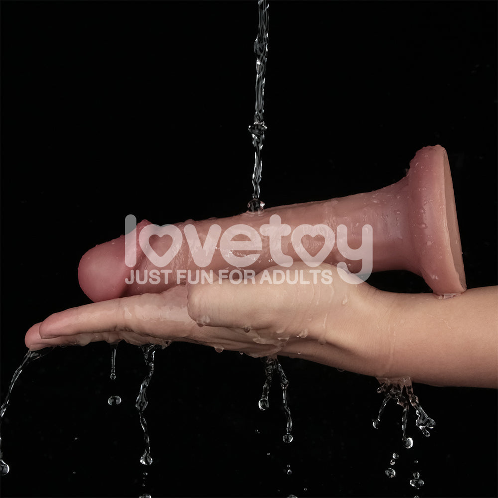 Intimelly DONG – USB Rechargeable, Vibrating – Flesh – 20 cm