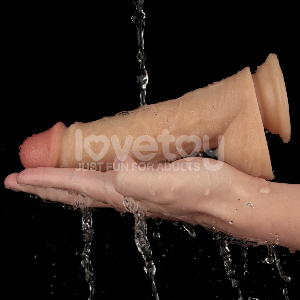 Intimelly DONG – Rechargeable, Body-Safe Silicone – Flesh – 20 cm