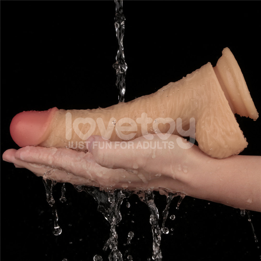 Intimelly Dongs – USB Rechargeable, Body-Safe Silicone – Flesh – 21.6 cm