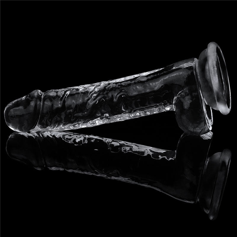 Flawless Body-Safe Clear Dildo – 7.5 Inch (19 cm) Transparent Dong for All Genders