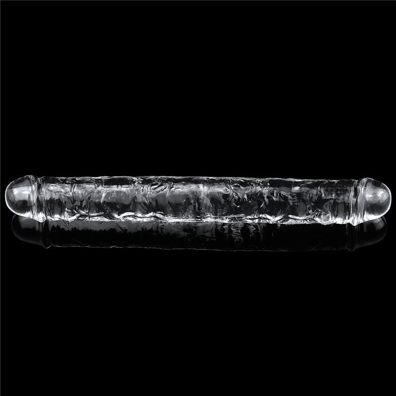 Flawless Clear Double Dildo – 12 inch (30 cm) Body-Safe Double Dong for Enhanced Pleasure