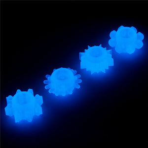 Lovetoy Lumino Play Glow-in-the-Dark Cock Rings 4-Pack – image 7