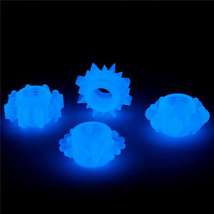 Lovetoy Lumino Play Glow-in-the-Dark Cock Rings 4-Pack – image 9