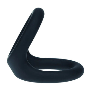 LEVELZ Double O large black silicone cock ring – image 3