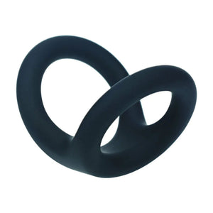 LEVELZ Double O large black silicone cock ring – image 4